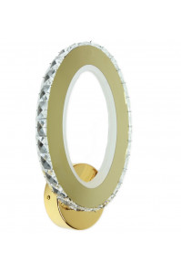 Светодиодное хрустальное бра SVLIGHT 2897/1 32W золото